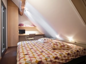 Chambres doubles avec lits de 2m sur 2m