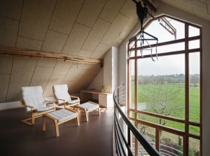 Uitzicht over het omliggende landschap